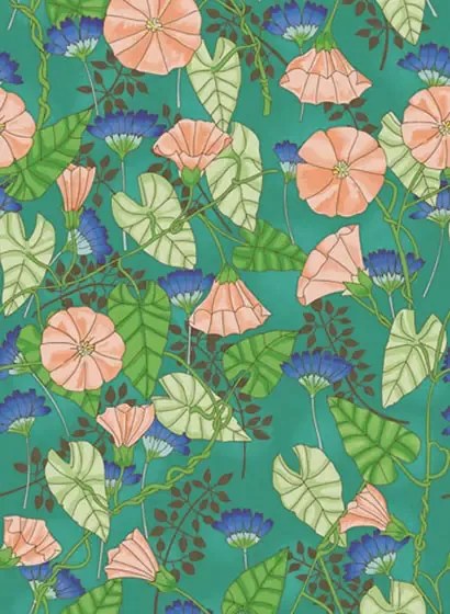 Eijffinger Carta da parati Bindweed Flower - 383605