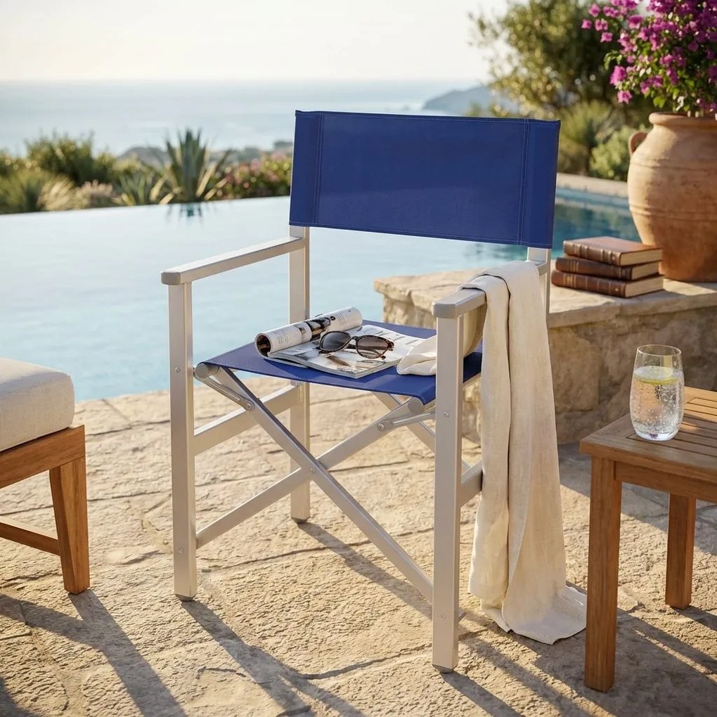 COSENZA - poltrona da spiaggia e campeggio regista in alluminio