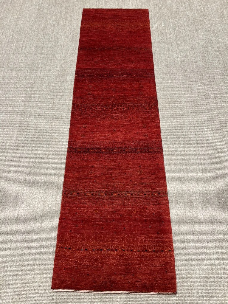 Loribaft Tappeto persiano 80 x 290 Rosso (Iran) Annodato A Mano