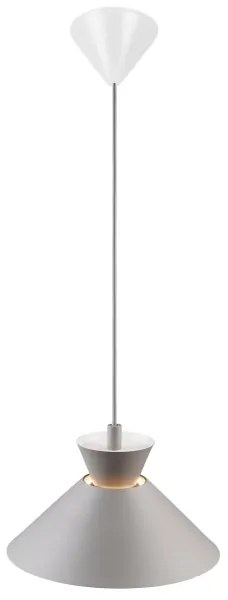 Nordlux - Lampadario a sospensione con filo DIAL 1xE27/40W/230V grigio