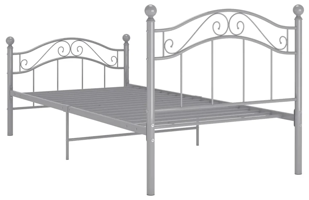 Giroletto grigio in metallo 100x200 cm