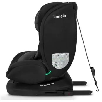 Lionelo - Seggiolino auto BASTIAAN i-Dimensioni 40-150 cm nero/grigio