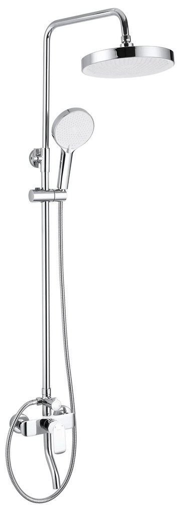 Set doccia REA BLOOM WHITE CHROME