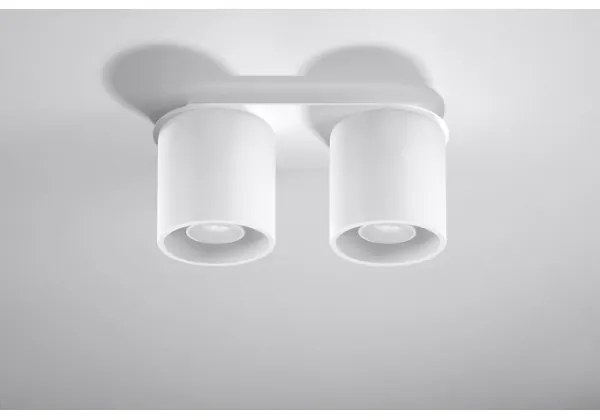 Sollux SL.0056 - Faretto ORBIS 2 2xGU10/40W/230V bianco