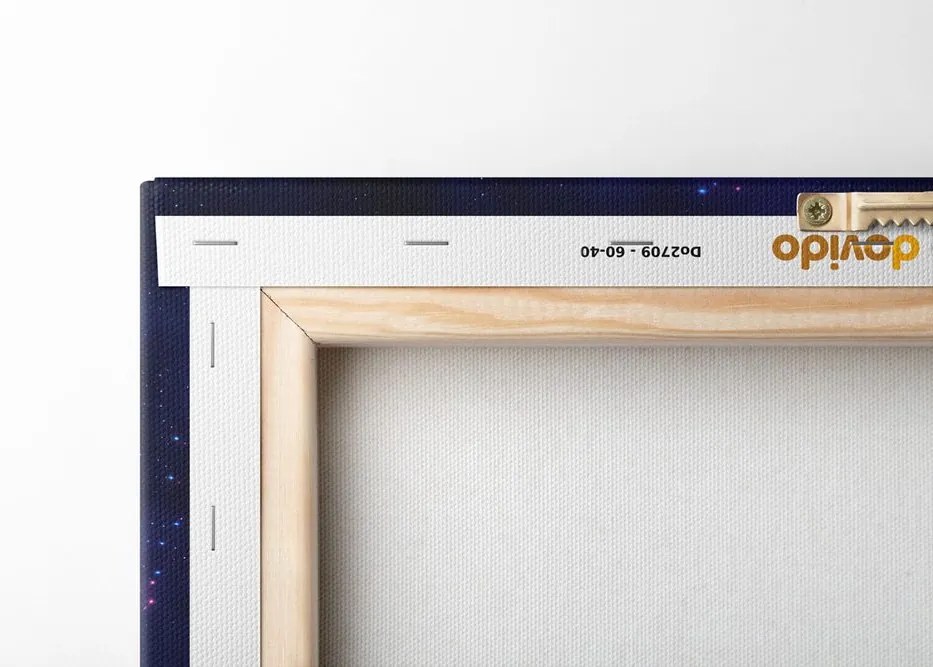 Quadro su tela – Tramonto con cielo notturno