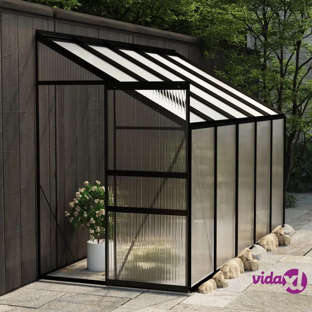 vidaXL Serra Antracite in Alluminio 6,5 m³