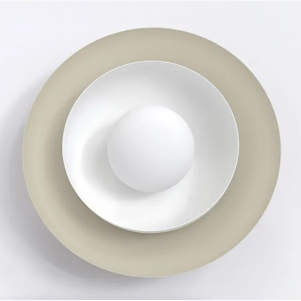 Applique POPPI 1xG9/8W/230V beige/bianco