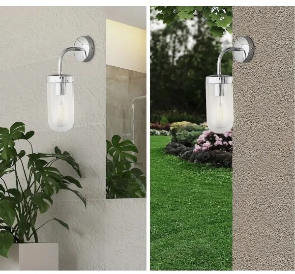 Rabalux 3310 - Applique da bagno YAGO 1xE27/60W/230V IP44 nero