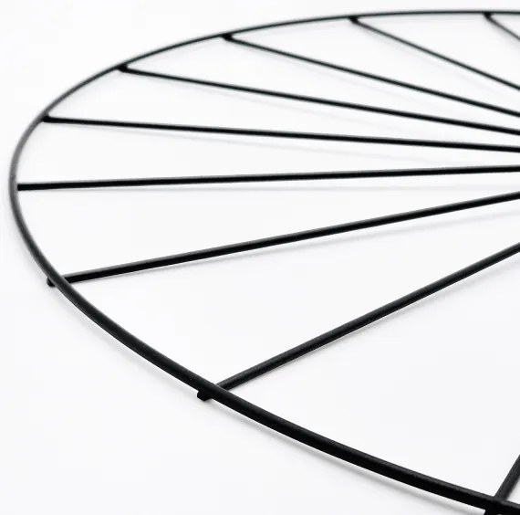 Applique MONTANA 1xE27/15W/230V diametro 30 cm nero