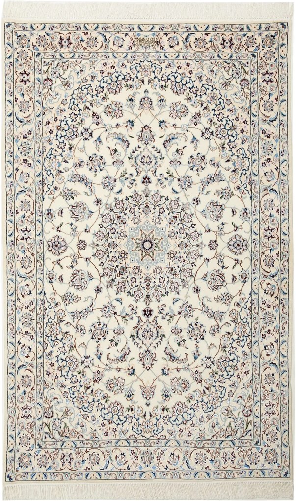 Nain Tappeto persiano 160 x 100 Beige (Iran) Annodato A Mano
