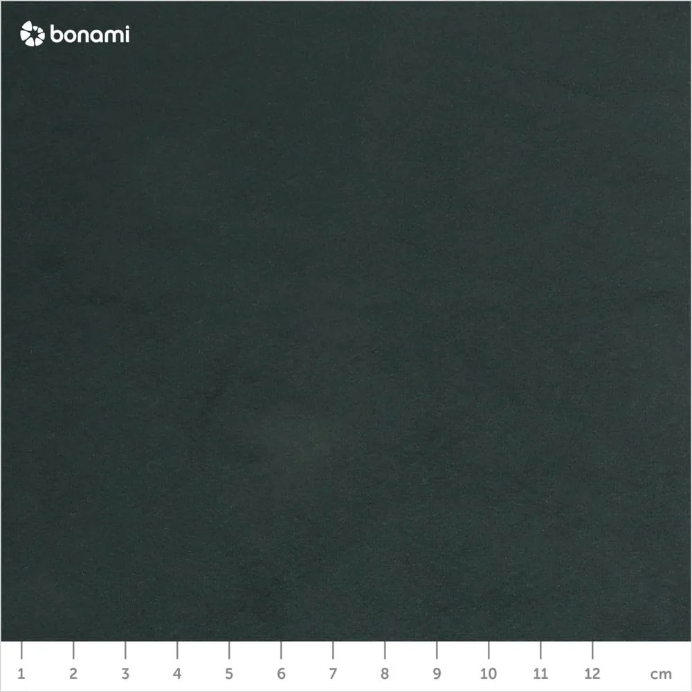 Poggiapiedi in velluto verde scuro Shel - Ghado