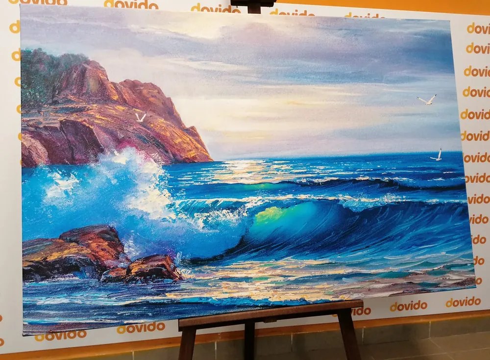 Quadro su tela – Mattina sul mare