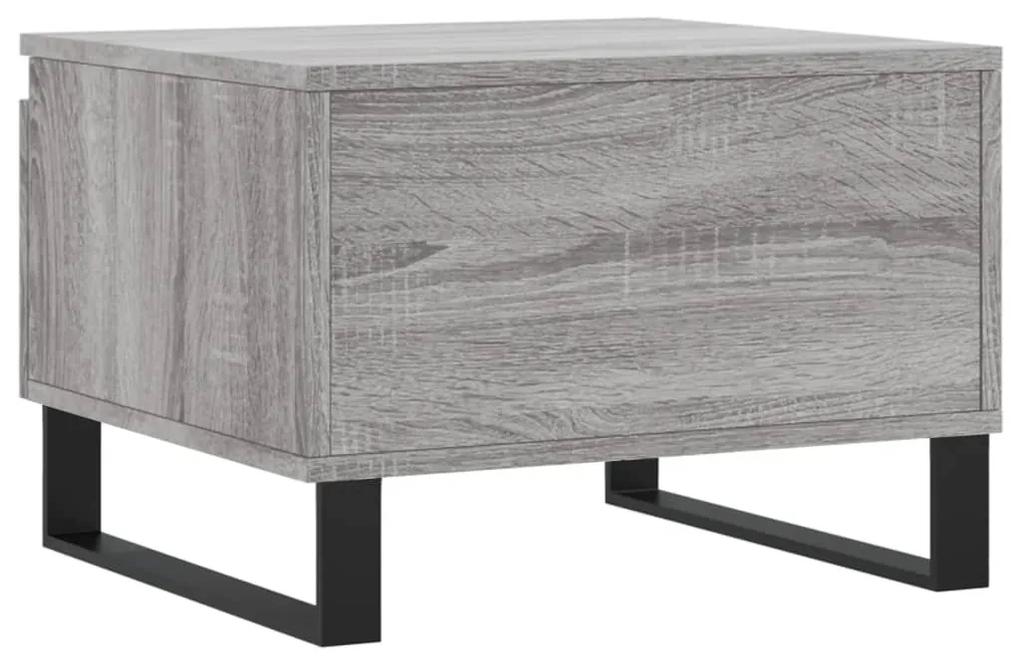 Tavolino da Salotto Grigio Sonoma 50x46x35 cm Legno Multistrato