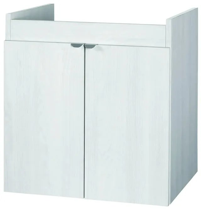 Mobile lavanderia Exe 2 ante in truciolare olmo perla P 50 x L 60 x H 65 cm