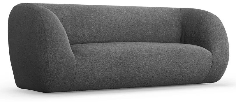 Divano in tessuto bouclé grigio 210 cm Essen - Cosmopolitan Design