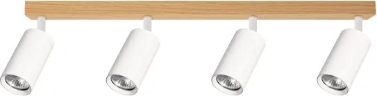 Brilagi - Faretto SELE 4xGU10/30W/230V bianco/finitura rovere