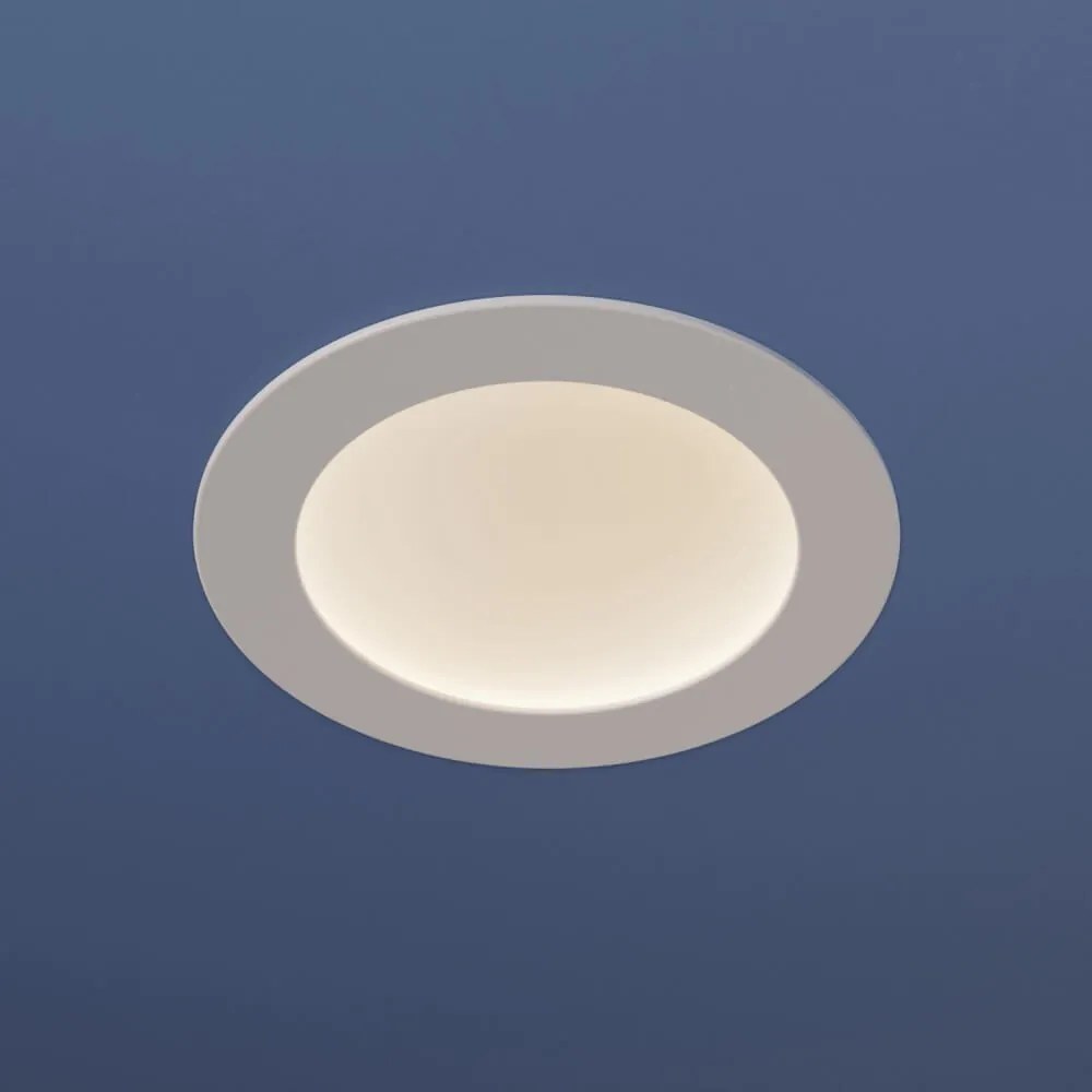 Faro LED da incasso Rotondo Luce INDIRETTA 24W Foro Ø200mm Colore Bianco Caldo 3.000K
