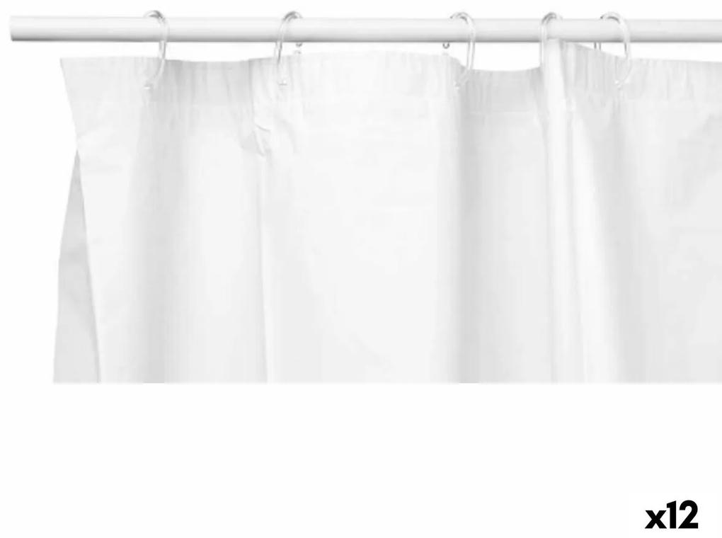Tenda da Doccia Bianco Polietilene EVA 180 x 180 cm (12 Unità)