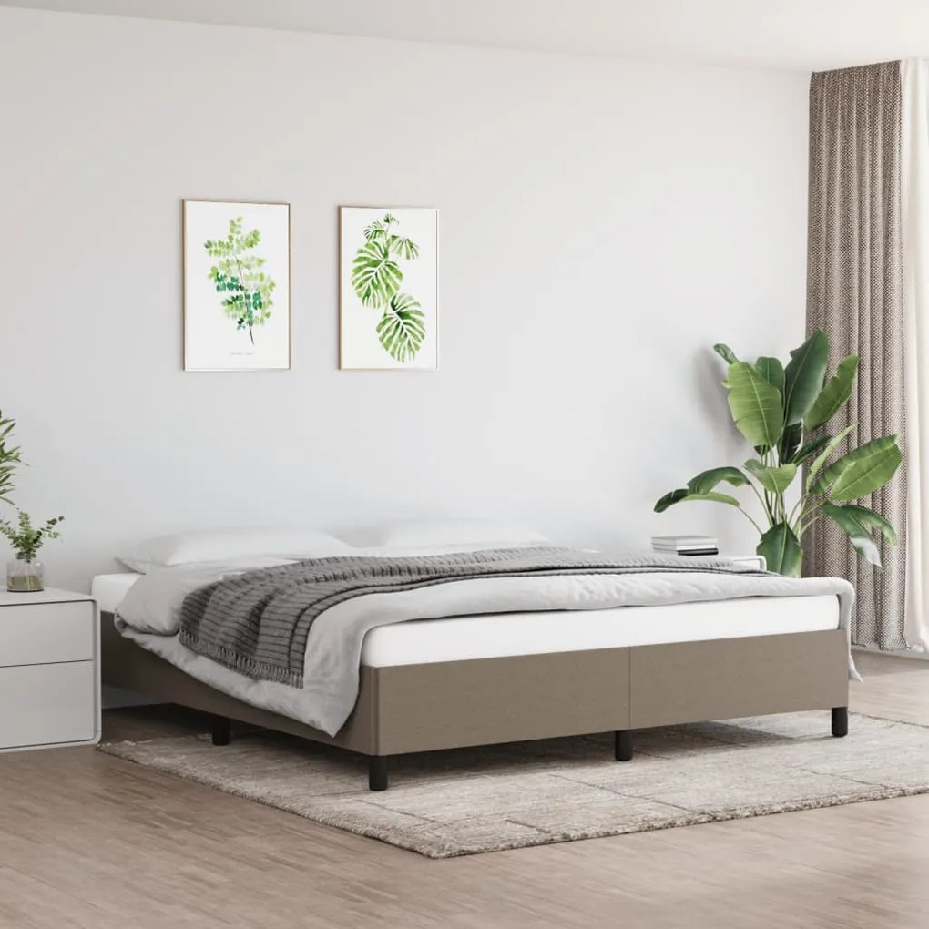 Giroletto Senza Materasso Tortora 180x200 Cm İn Tessuto /