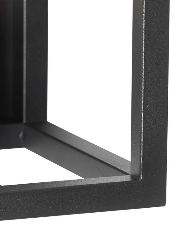 Applique da parete industriale nera - Cage