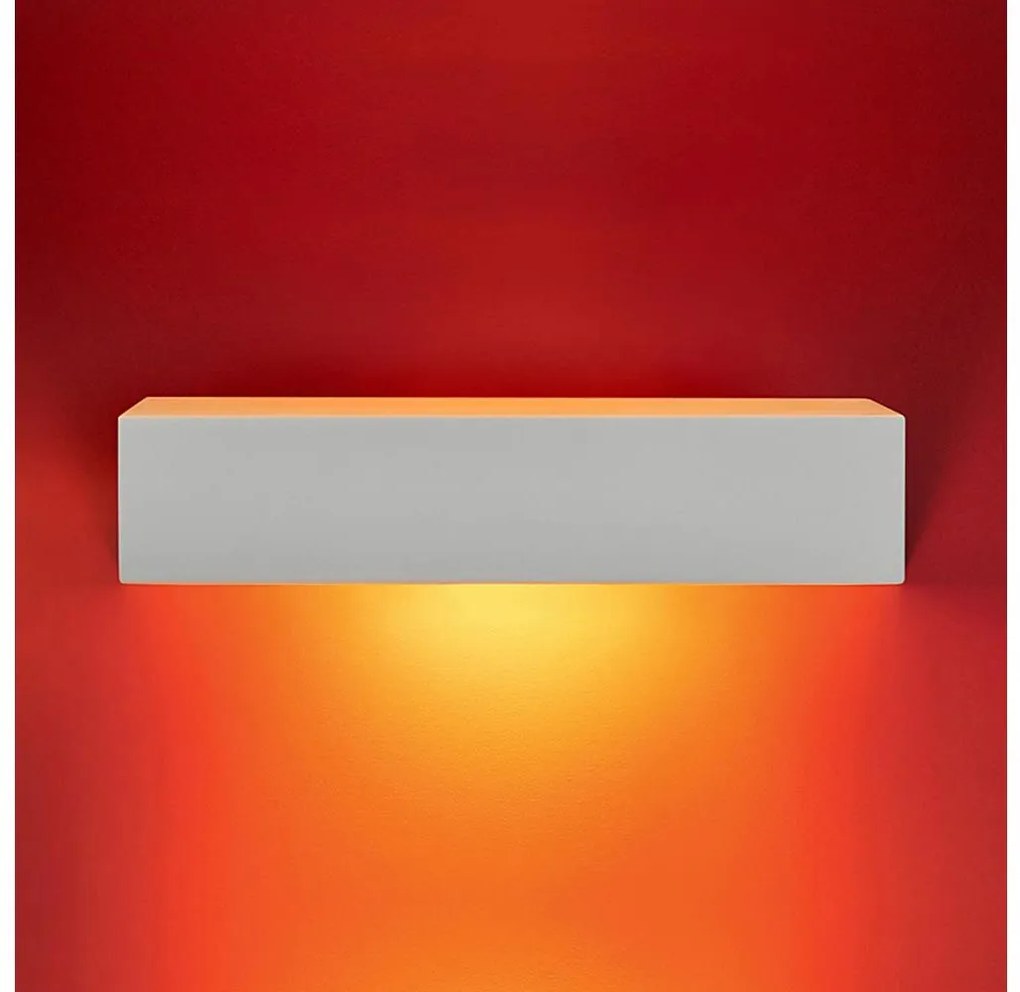 Applique CEGIELKA 1xE14/12W/230V gesso/bianco