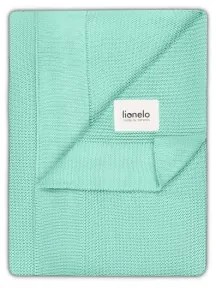 Lionelo - Coperta in bambù 75 x 100 cm Verde menta