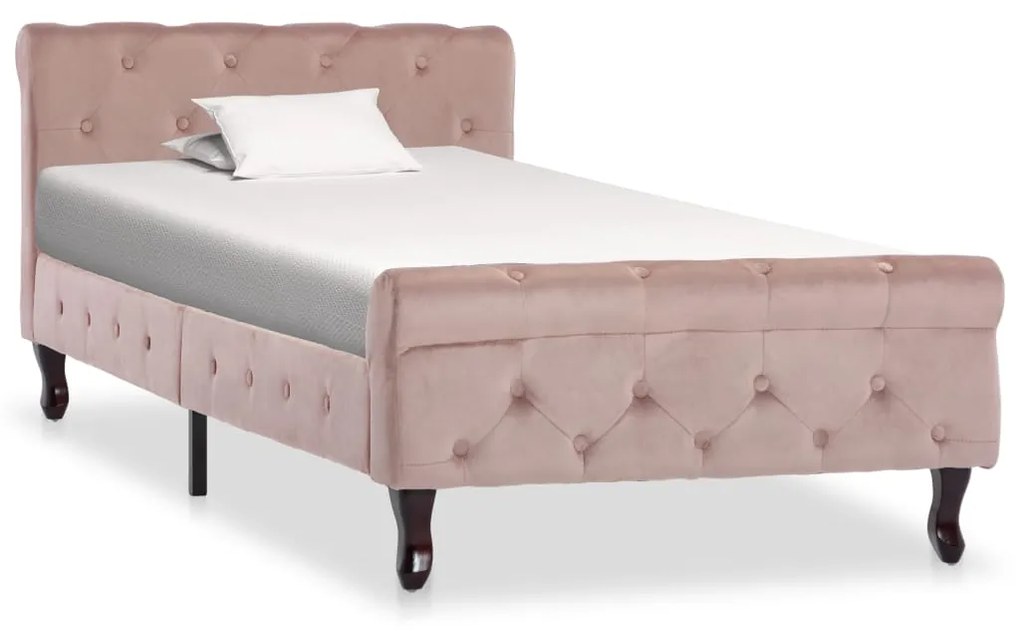 Giroletto Rosa İn Velluto 90x200 Cm /
