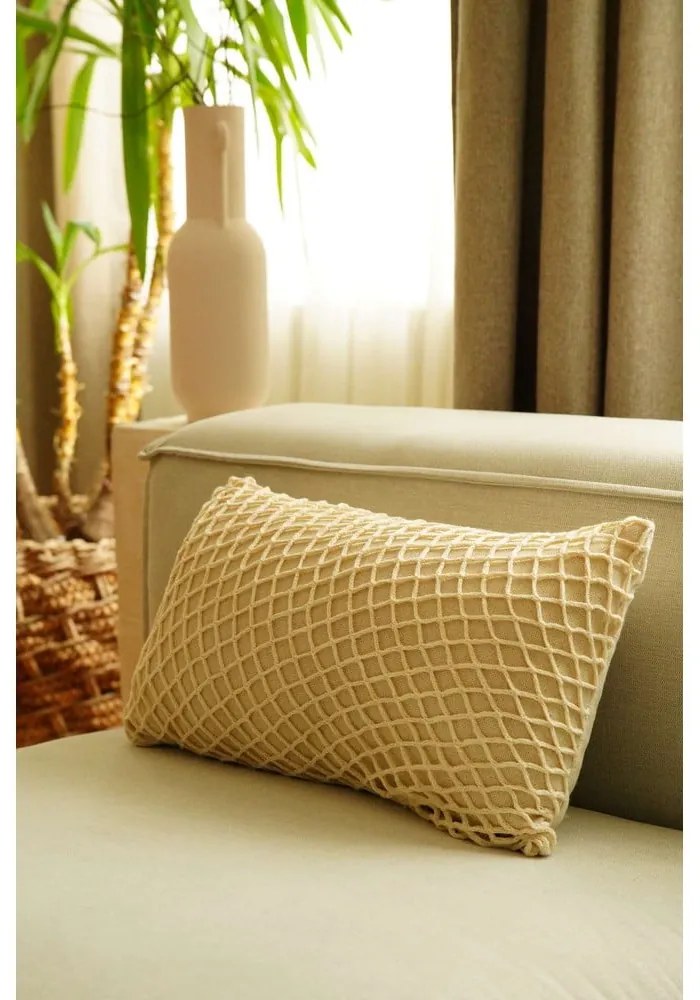Federa decorativa in cotone 30x50 cm Net – Mioli Decor