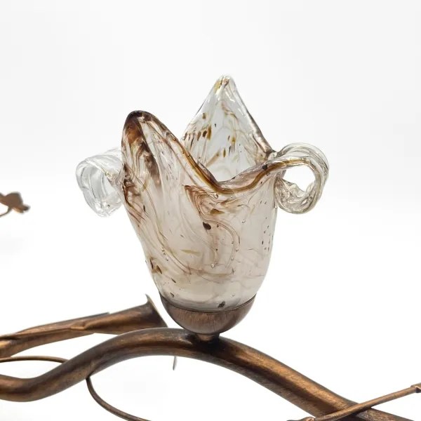 Plafoniera ROZETA 4xE14/40W/230V bronzo