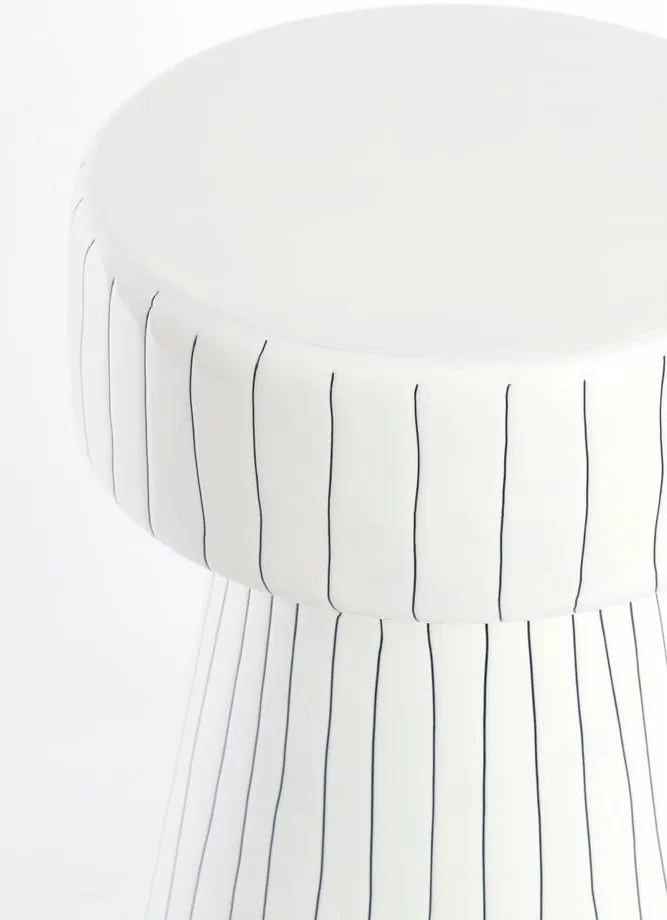 Tavolino rotondo in metallo ø 29 cm Dakwa - Light &amp; Living