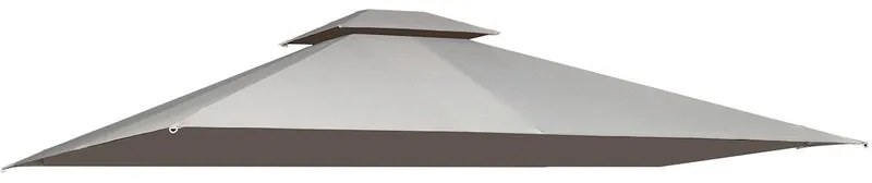 Telo di ricambio  in poliestere Oxis tortora L 302 x L 402 cm