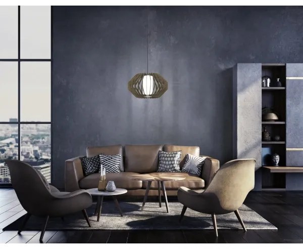 Eglo 900386 - Lampadario a sospensione con filo RUSTICARIA 1xE27/40W/230V