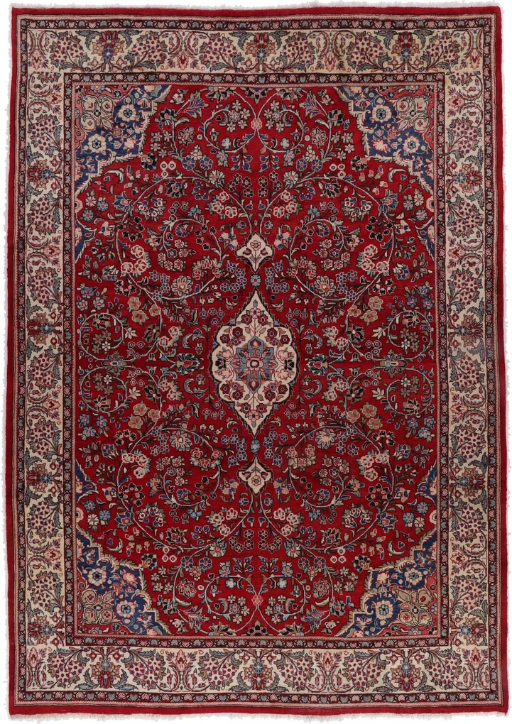 Mahal Tappeto 260 x 380 (Iran) Annodato A Mano