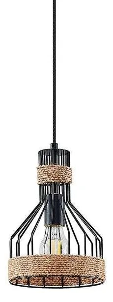 Lindby - Ivaneska Lampada a Sospensione Black Lindby