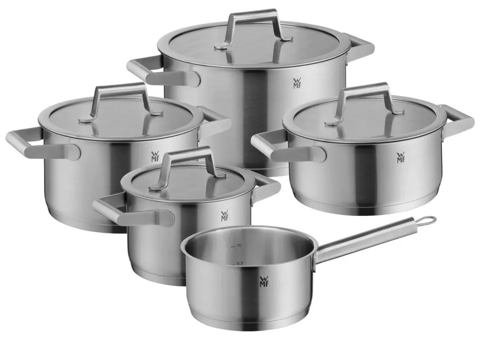 Set di pentole in acciaio inox 9 pezzi Comfort Line - WMF