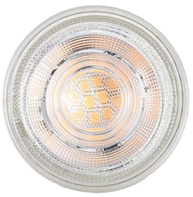 Set van 5 GU10 50mm 3-staps dimbaar in Kelvin LED lampen helder 4.5W 380 lm 2000-2700K