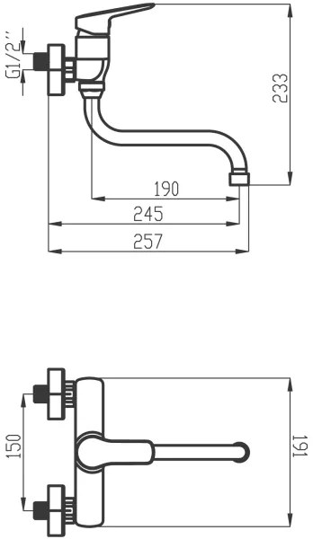 Novaservis - Lavandino/rubinetto per lavabo METALIA cromo lucido