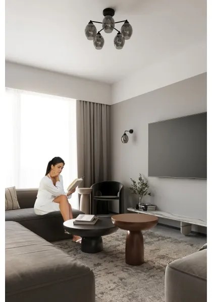 Sollux SL.1143 - Applique FILLAN 1xE27/60W/230V nero