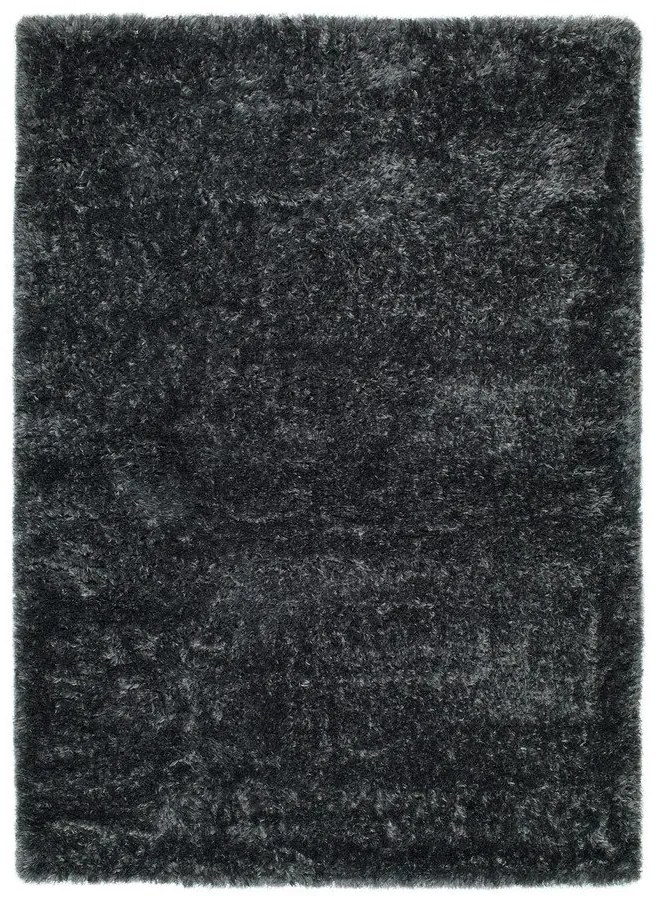 Tappeto grigio antracite 140 x 200 cm Aloe Liso - Universal