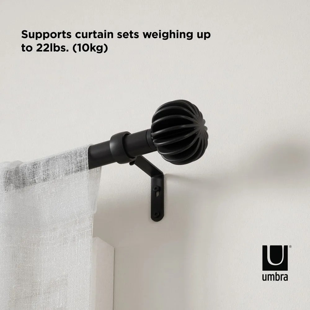 Mantovana estensibile in acciaio 107 - 305 cm Finn - Umbra