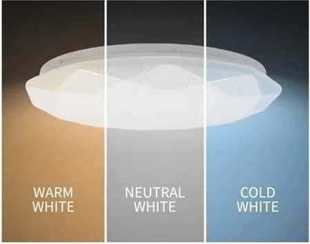 Plafoniera LED/36W/230V 3000/4000/6000K Ø 49 cm