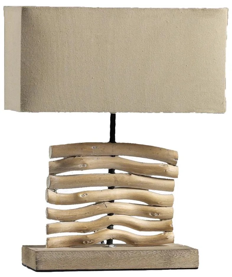 ONLI - Lampada da tavolo MARICA 1xE27/22W/230V beige 38 cm