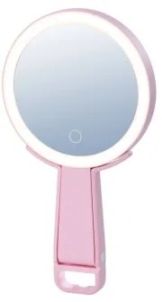 Immax 09102L - Specchio cosmetico dimmerabile LED+CCT SWEET LED/3W/5V rosa