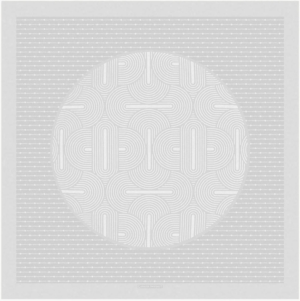 Tovaglia jacquard Le Cercle Blanc