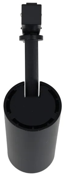 Faretto LED per sistema binario MAGNETIC TRACK LED/10W/48V 3000K nero