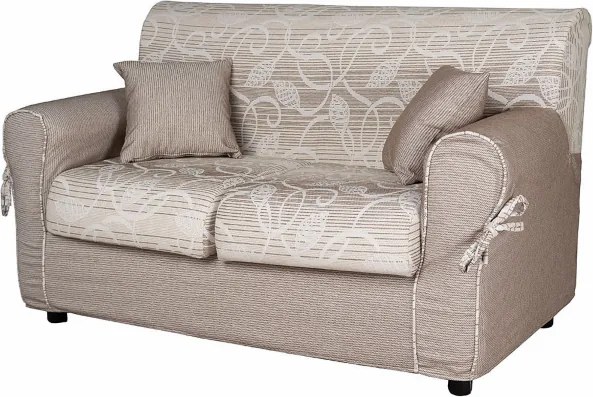 Divano 2 posti in tessuto sfoderabile 150 cm PANAMA Beige Chiaro