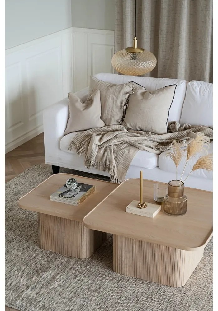 Tavolino in rovere naturale 60 x 60 cm Sullivan - Rowico