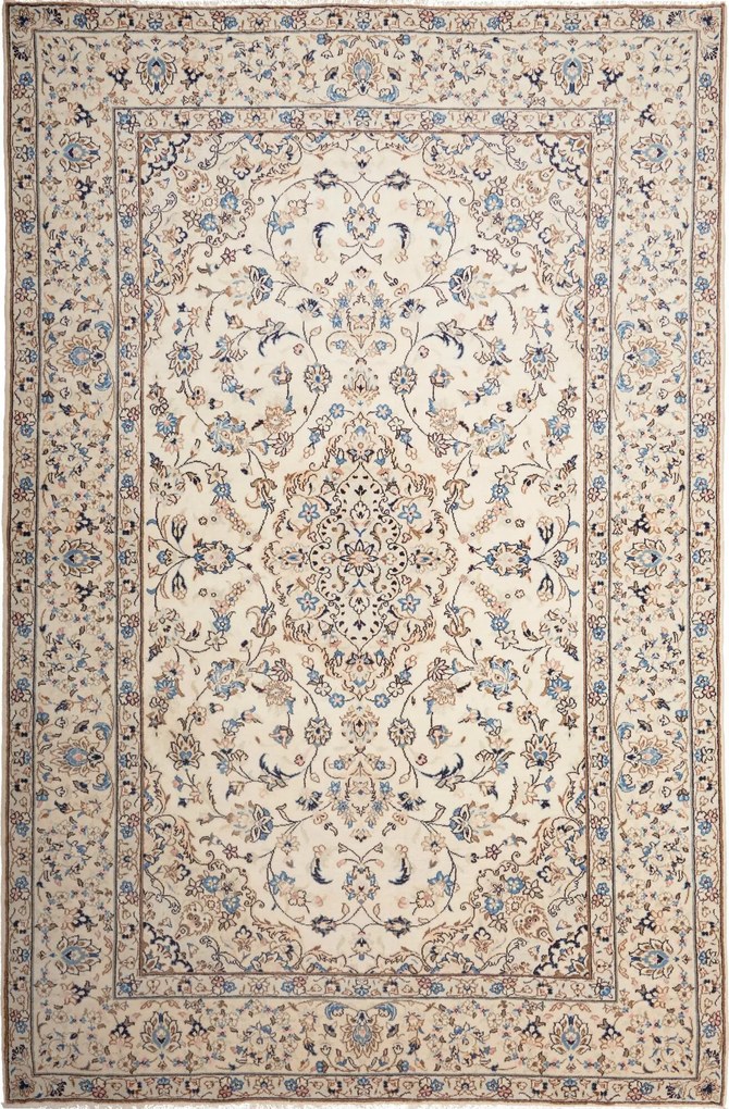 Kashan Tappeto persiano 300 x 190 Beige (Iran) Annodato A Mano