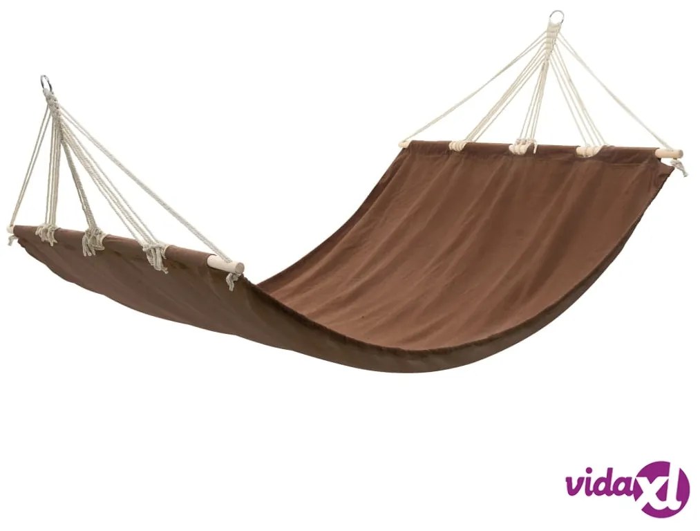 vidaXL Amaca con asta 210 x 150 cm Marrone