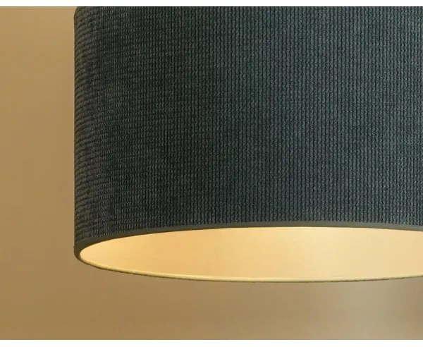 Duolla - Lampadario a sospensione con filo CORDUROY 1xE27/15W/230V diametro 40 cm azzurro